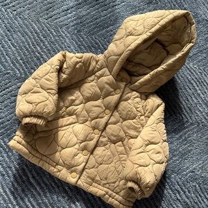 Quilted Green Hooded Jacket